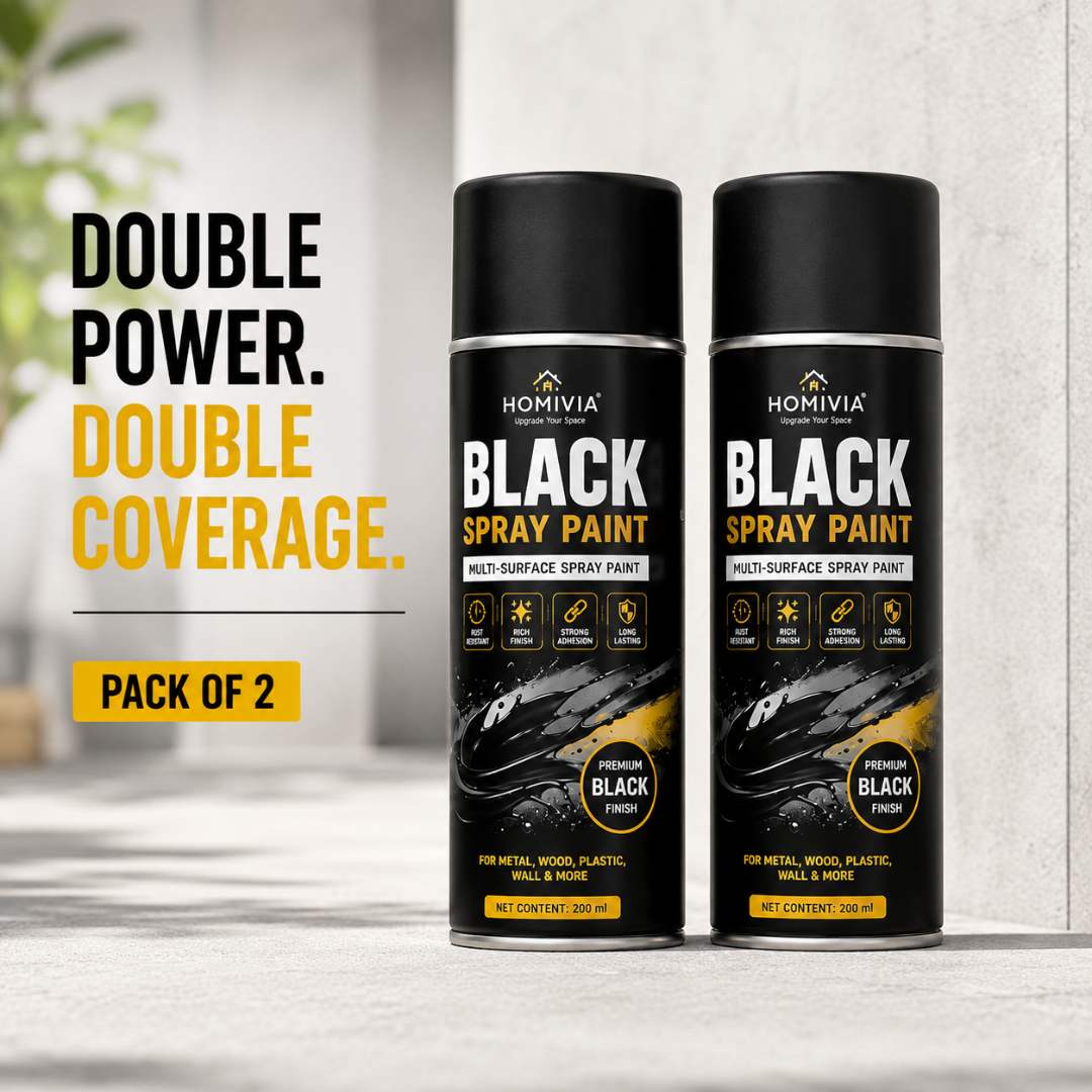 Black Paint Spray (PACK OF 2)