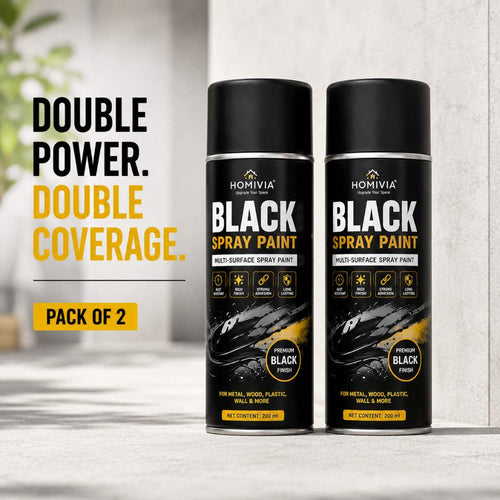Black Paint Spray (PACK OF 2)