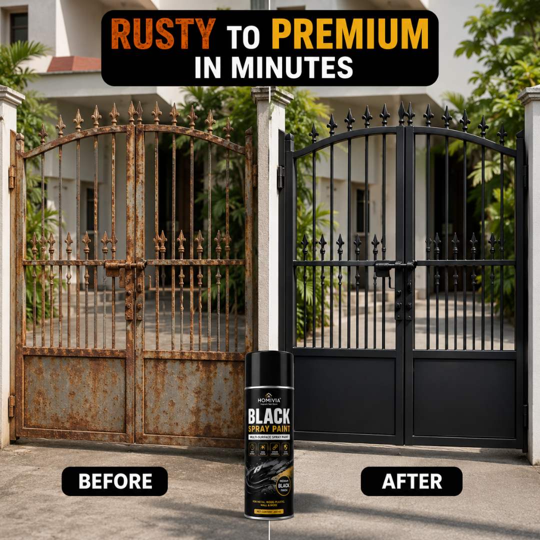 Black Paint Spray (PACK OF 2)